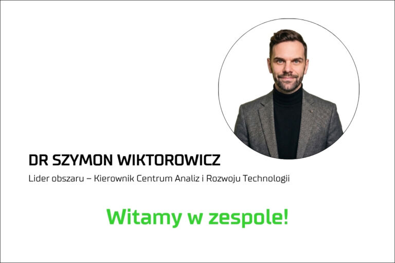 Dr Szymon Wiktorowicz dołącza do Łukasiewicz - ITECH